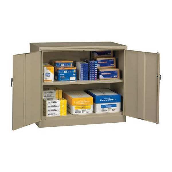 20/22 ga. Steel Storage Cabinet, 48 in W, 42 in H, Stationary