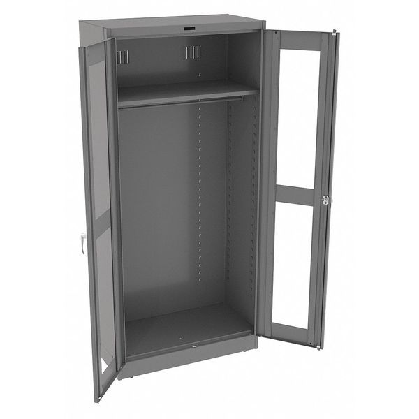 22 ga. ga. Steel Storage Cabinet, 36 in W, 78 in H, Stationary