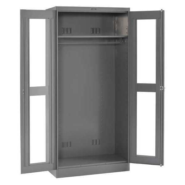 22 ga. Steel Storage Cabinet, 36 in W, 78 in H, Stationary