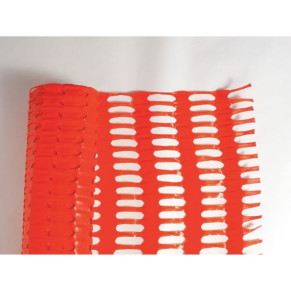 Safety Fence, 4 ft. H, 50 ft. L, Orange