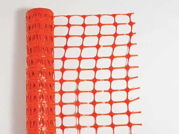 Safety Fence, 4 ft. H, 50 ft. L, Orange