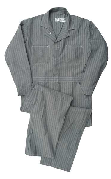 Coverall, Chest 52In., Blue