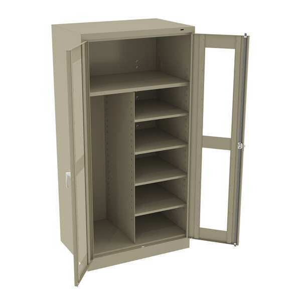 24 ga. ga. Steel Storage Cabinet, 36 in W, 72 in H, Stationary