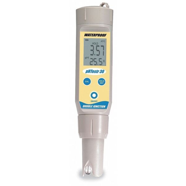 PH Tester 30, H20 Proof, -1.0 to 15, 1-3 pt