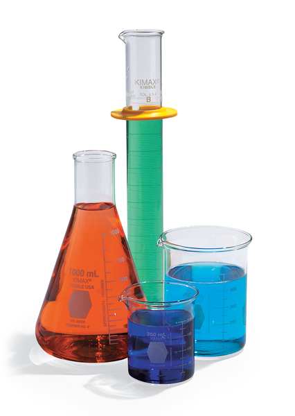 Graduated Cylinder, 250mL, Glass, Clr, PK12