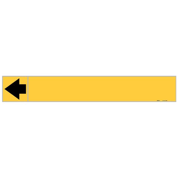 Pipe Marker, Blank, 1 In.H, 20483