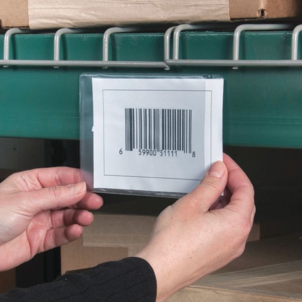 Label Holder, Self Stick, 4in x 6in, PK50