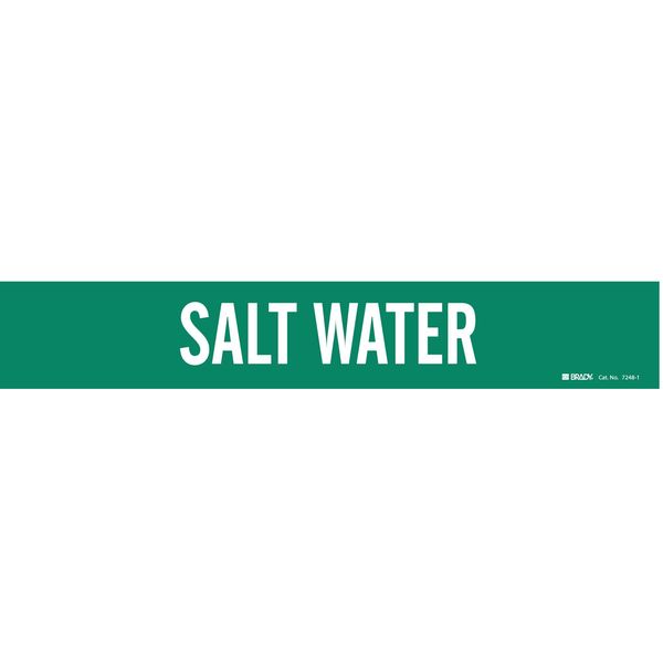 Pipe Markr, Salt Water, Gn, 2-1/2to7-7/8 In