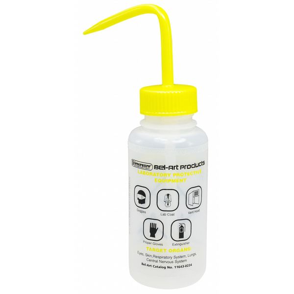 Clear, Wash Bottle 500 mL, 6 Pack