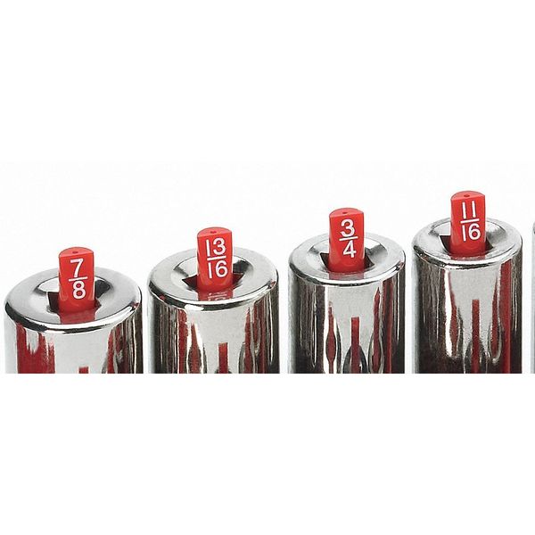 Socket Tray, 1/2 In Dr, SAE, Std and Deep