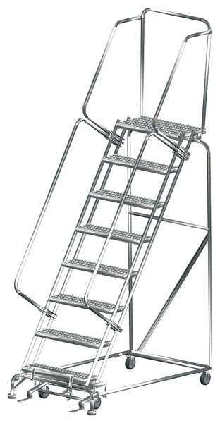 Lockstep Roll Ladder, T304 Steel, 80 in.H