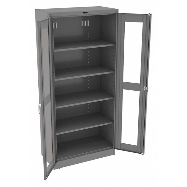 22 ga. ga. Steel Storage Cabinet, 36 in W, 78 in H, Stationary