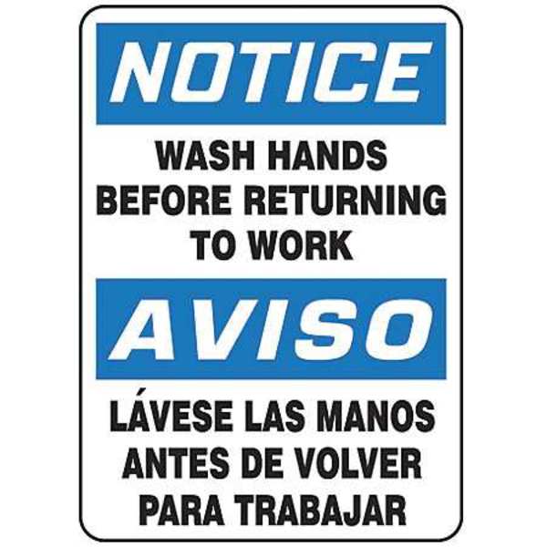 Spanish-Bilingual Notice Sign, 14