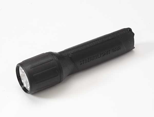 Black No Led Industrial Handheld Flashlight, 67 lm