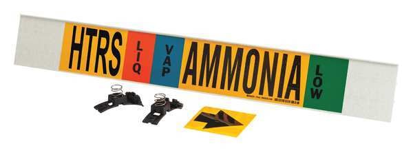 Ammonia Pipe Marker, HTRS, 8In and Above, 59929