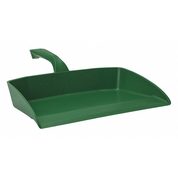 Hand Held Dust Pan, Green, Polypropylene