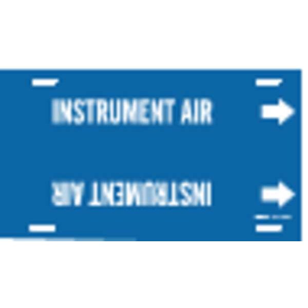 Pipe Markr, Instrument Air, Bl, 6to7-7/8 In