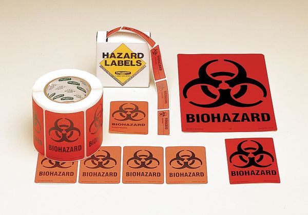 Warning Label, 4 In. H, 2-7/8 In. W, PK40