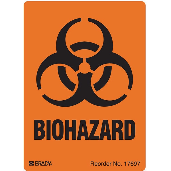 Warning Label, 4 In. H, 2-7/8 In. W, PK500