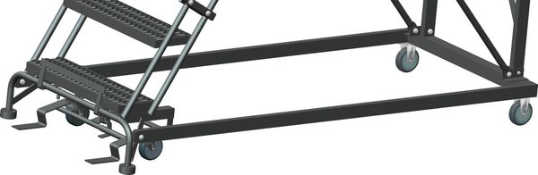 Roll Work Platform, Steel, Single, 60 In.H