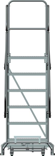 Roll Work Platform, Steel, Single, 60 In.H