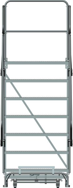 Roll Work Platform, Steel, Single, 70 In.H