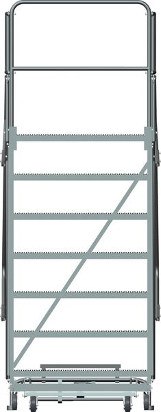 Roll Work Platform, Steel, Single, 70 In.H