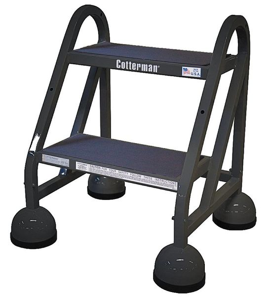 Rolling Ladder, Welded, Platform 18
