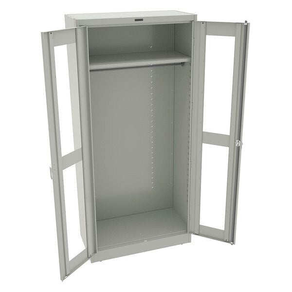 22 ga. Steel Storage Cabinet, 36 in W, 78 in H, Stationary