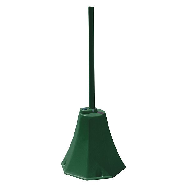 Sign Base, Polyethylene, Green