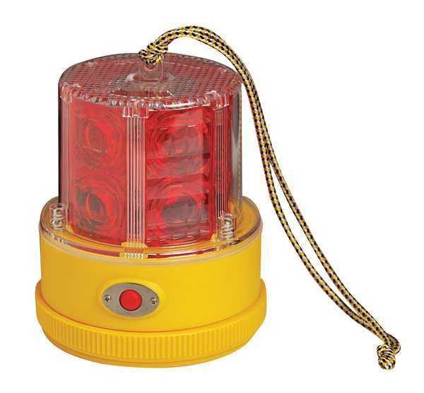 Hazardous Location Warning Light, LED, Red