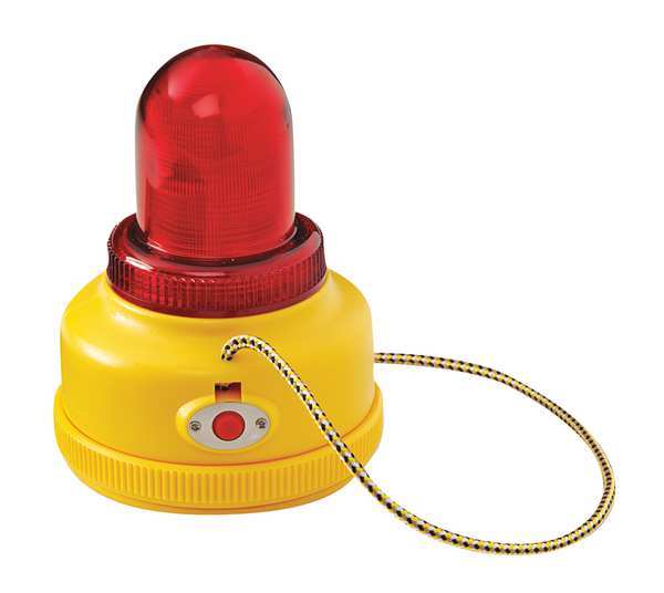 Low Profile Warning Light, LED, Amber, 24V