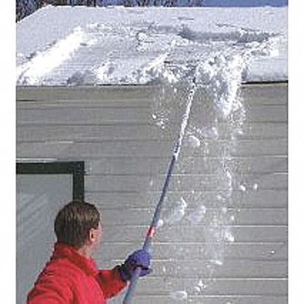 Snow Roof Rake Scraper, 24 in., 16 ft.