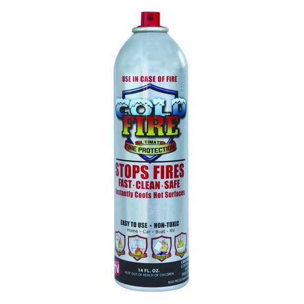 Fire Extinguishing Spray (aerosol can), Wet Chemical, 12 oz
