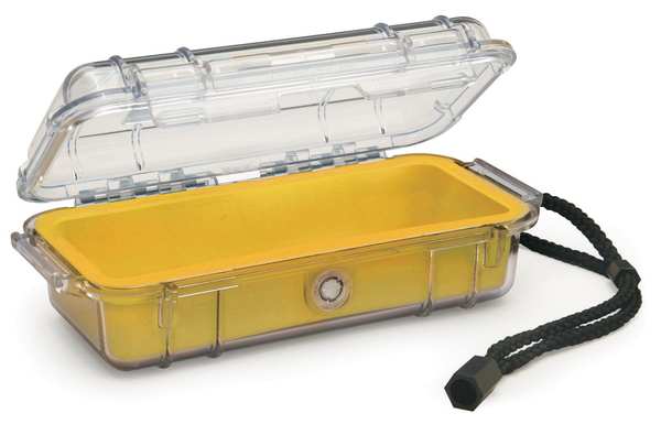 Micro Case, Yellow, 7.50 x 3.87 x 2.43 In