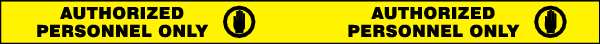Barricade Tape, Yellow/Black, 1000ft x 3In