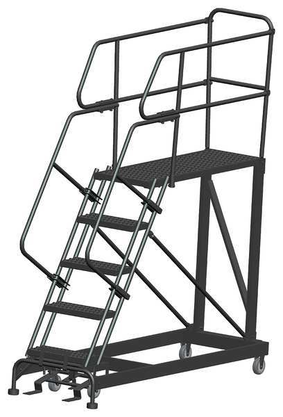 Roll Work Platform, Steel, Single, 50 In.H