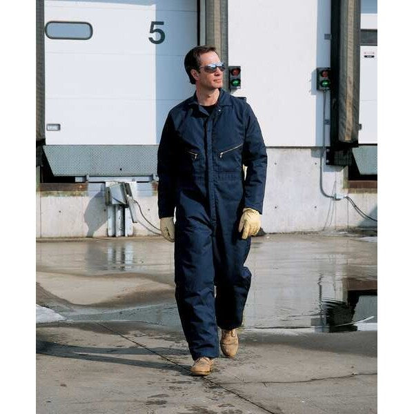 Coverall, Chest 34 to 36In., Navy