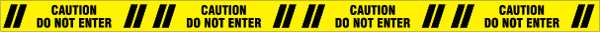Hazard Warning Tape, Roll, 3In W, 60 ft. L