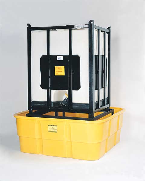 IBC Containment Unit, 400 gal Spill Capacity, 10,000 lb., Polyethylene
