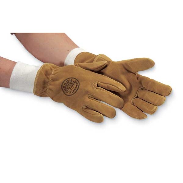 Firefighters Gloves, 2XL, Pigskin Lthr, PR