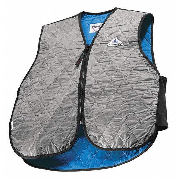 Cooling Vest, 3XL, Silver, Nylon