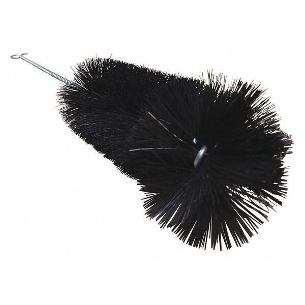 Radial End Brush, 6 in L Brush, Black, 20 in L Overall