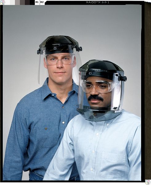 Faceshield Visor, Acetate, Clr, 7x16-3/4in