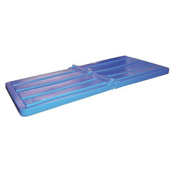 Tilt Truck Lid, Blue, Fits 59-2/5 cu. ft.