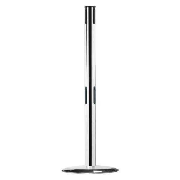 Receiver Post, 38 In H, Polished Chrome