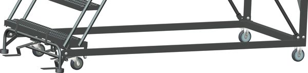 Roll Work Platform, Steel, Single, 70 In.H