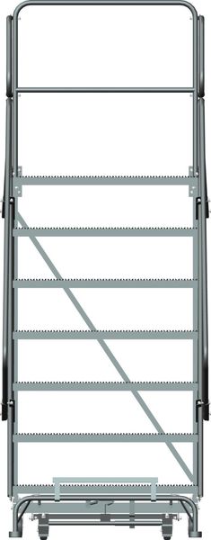 Roll Work Platform, Steel, Single, 70 In.H