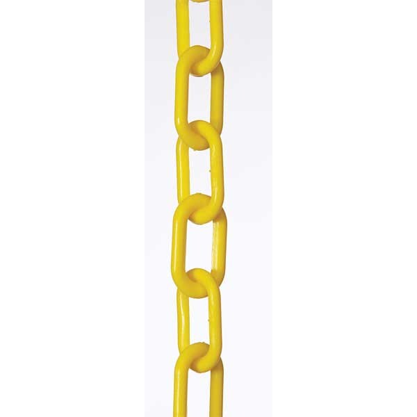 Plastic Chain, 3 In x 300 ft, Yellow