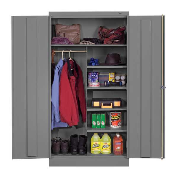 24 ga. Steel Storage Cabinet, 36 in W, 72 in H